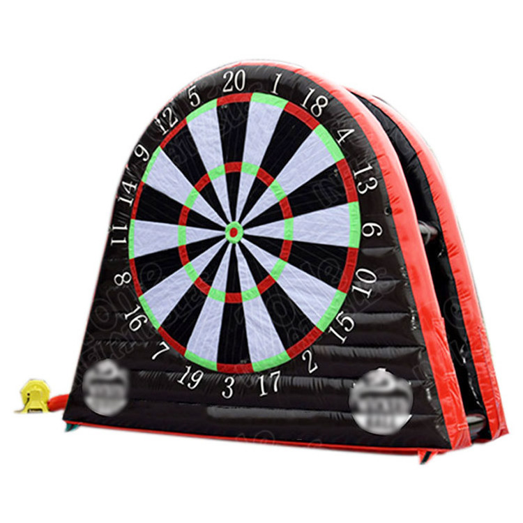 Inflatable soccer ball dartboard toss football dartboard game foot double people dart game for sport