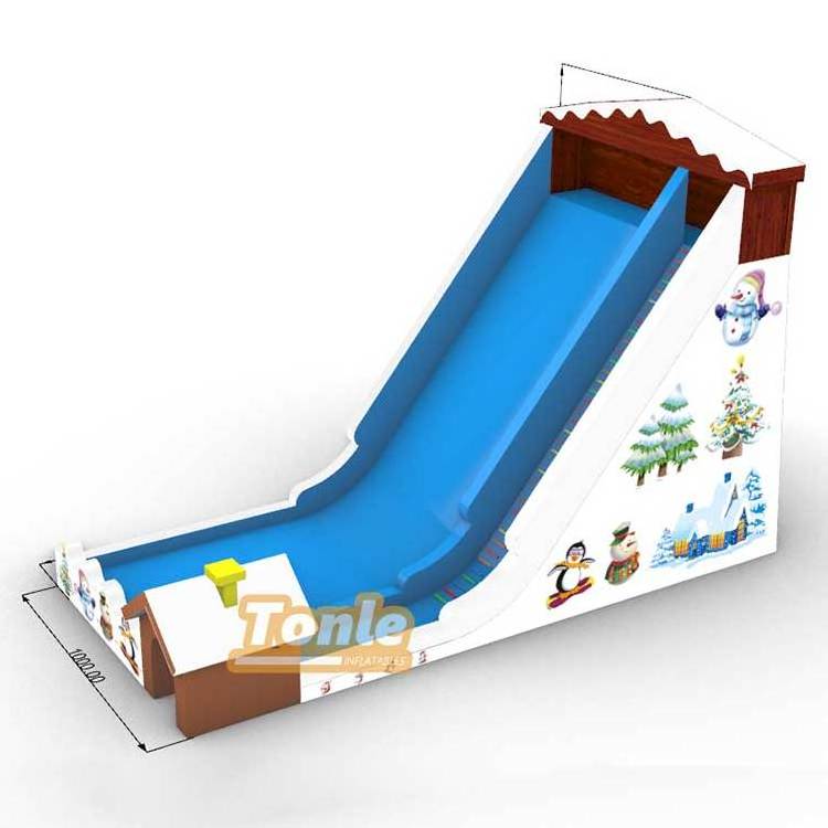 47ft toboggan run inflatable slide for sale