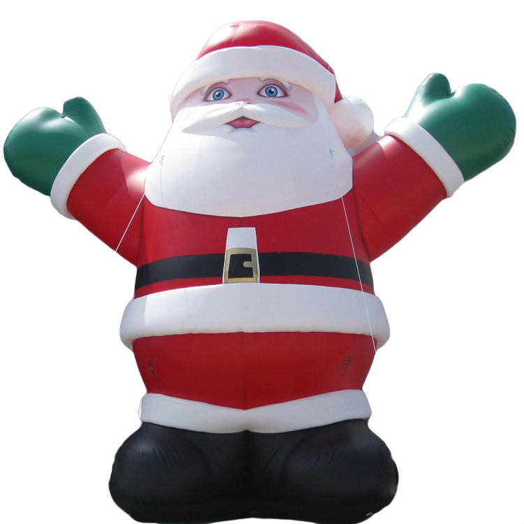 Outdoor Giants 20ft Christmas Inflatable Santa Claus Balloon for Xmas decoration