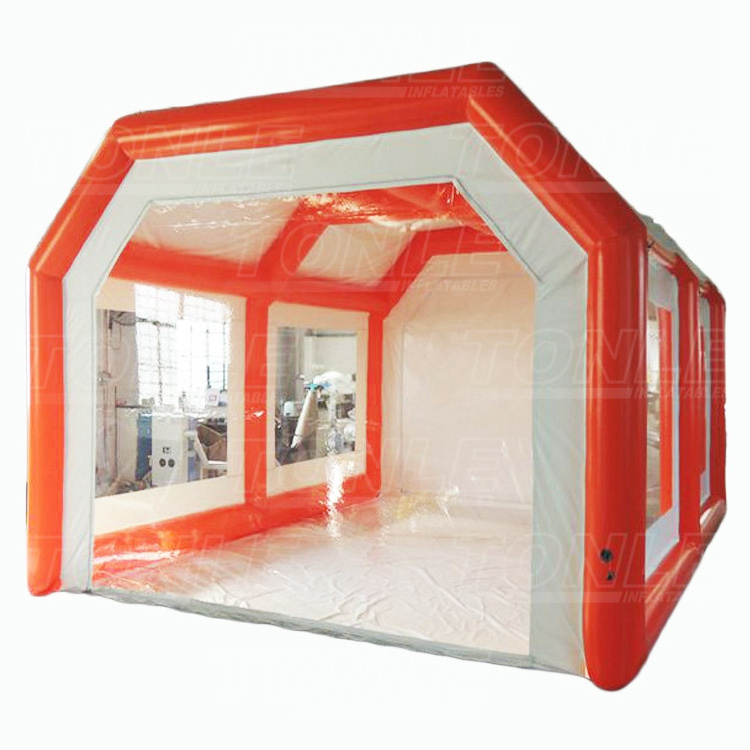 Air tight PVC inflatable garage tent/ portable inflatable car cover/ spray paint tent for sale