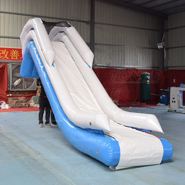 Custom Inflatable yacht slide Inflatable dock slide Sea Inflatable floating slide