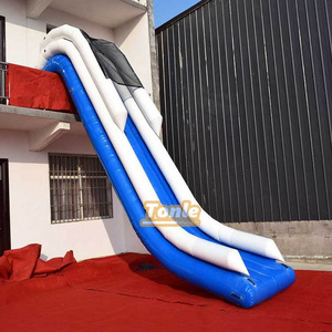 Custom Inflatable yacht slide Inflatable dock slide Sea Inflatable floating slide