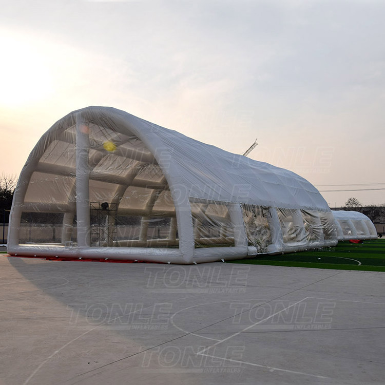 Custom big outdoor transparent luxury Inflatable wedding tent for event party, 200 500 people clear canopy marquee stretch tent