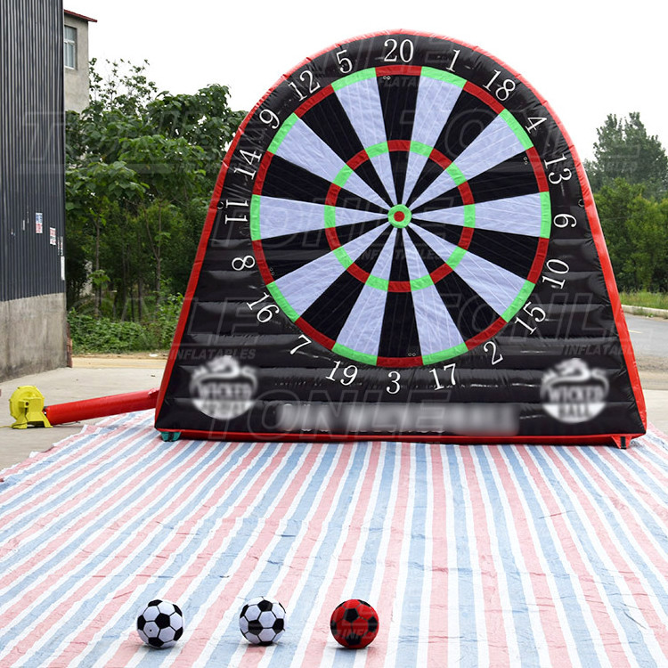 Inflatable soccer ball dartboard toss football dartboard game foot double people dart game for sport