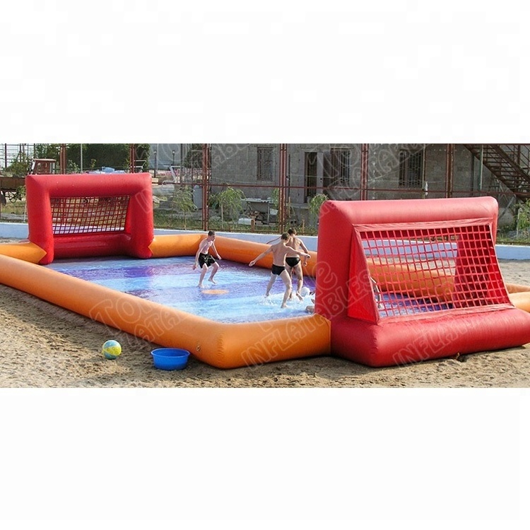 Slippery adult inflatable water soap soccer field, soap football pitch field for sale