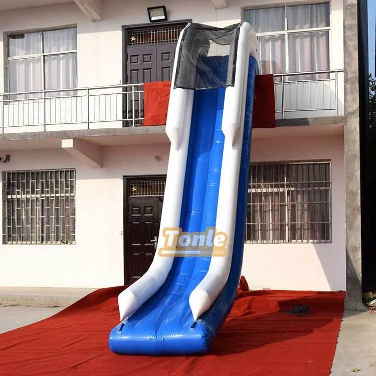 Custom Inflatable yacht slide Inflatable dock slide Sea Inflatable floating slide