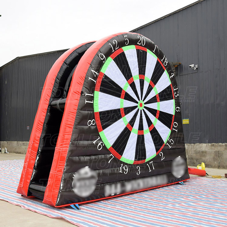 Inflatable soccer ball dartboard toss football dartboard game foot double people dart game for sport