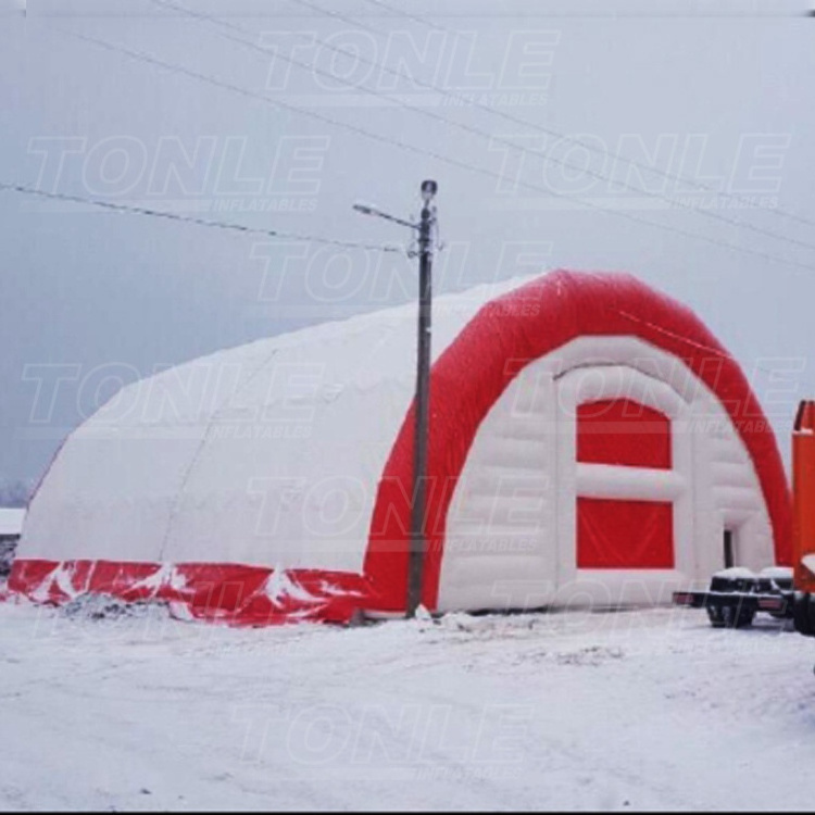 Professional manufacturer custom huge inflatable hangar/inflatable warehouse tent for sale