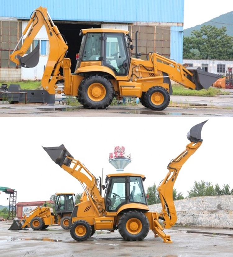 TW388 Tonlita backhoe excavator loader compact tractor with loader and backhoe with factory price