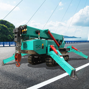 BEST Hydraulic Tower Spider Crane 12ton Construction Mobile Spider Crane Self-propelled Spider Crane for sale