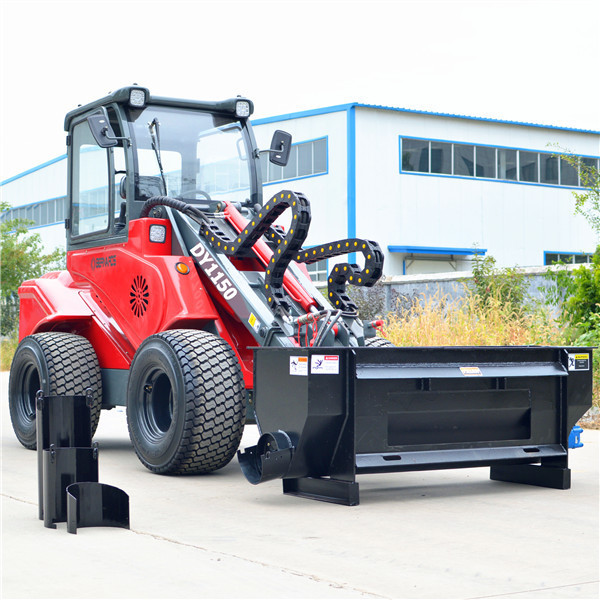 mini wheel loader joystick control 3 ton frontend loader telescopic loaders diesel 4x4 with snow plow