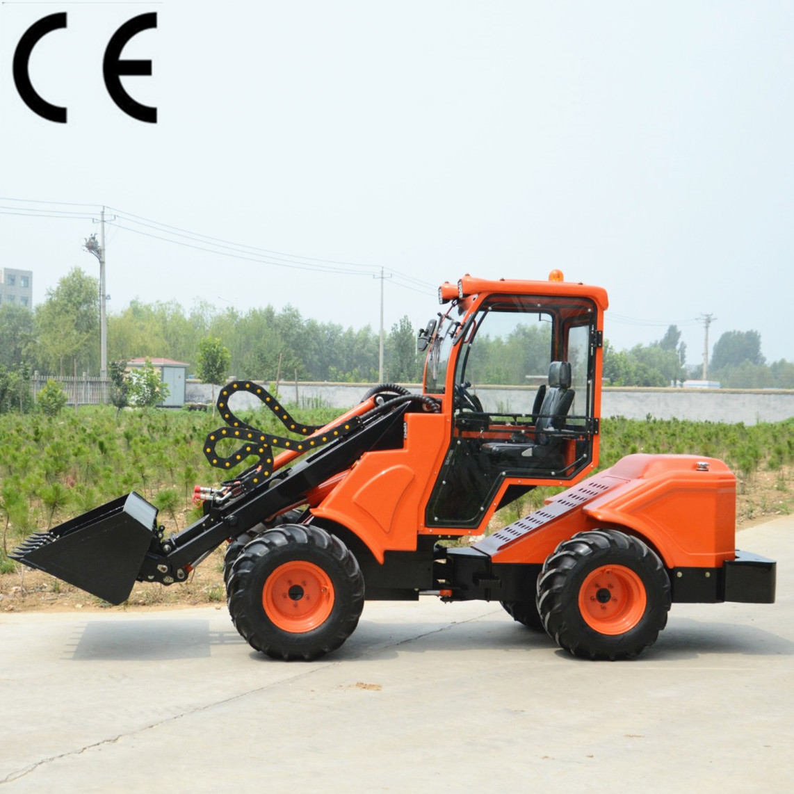 mini wheel loader joystick control 3 ton frontend loader telescopic loaders diesel 4x4 with snow plow