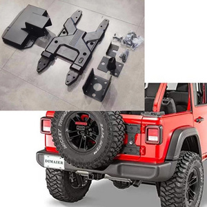 Car Spare Tire Carrier Tailgate Bracket Hinge Reinforcement Kits  For 2018-UP Jeep  Wrangler JL