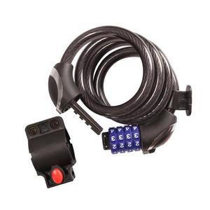 TONYON High quality materials are easy to use digital locker cable lock with wire lock cable