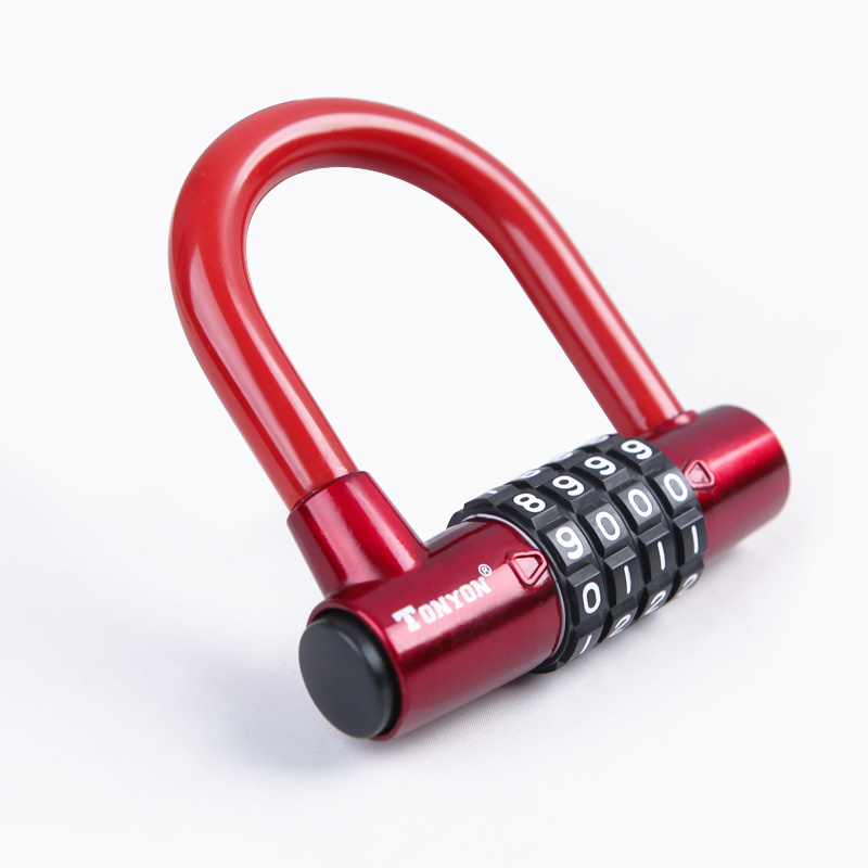 Tonyon Factory Directly Supplied   Bike Anti-theft Bicycle U Lock For Scooter Motorcycle bike lock