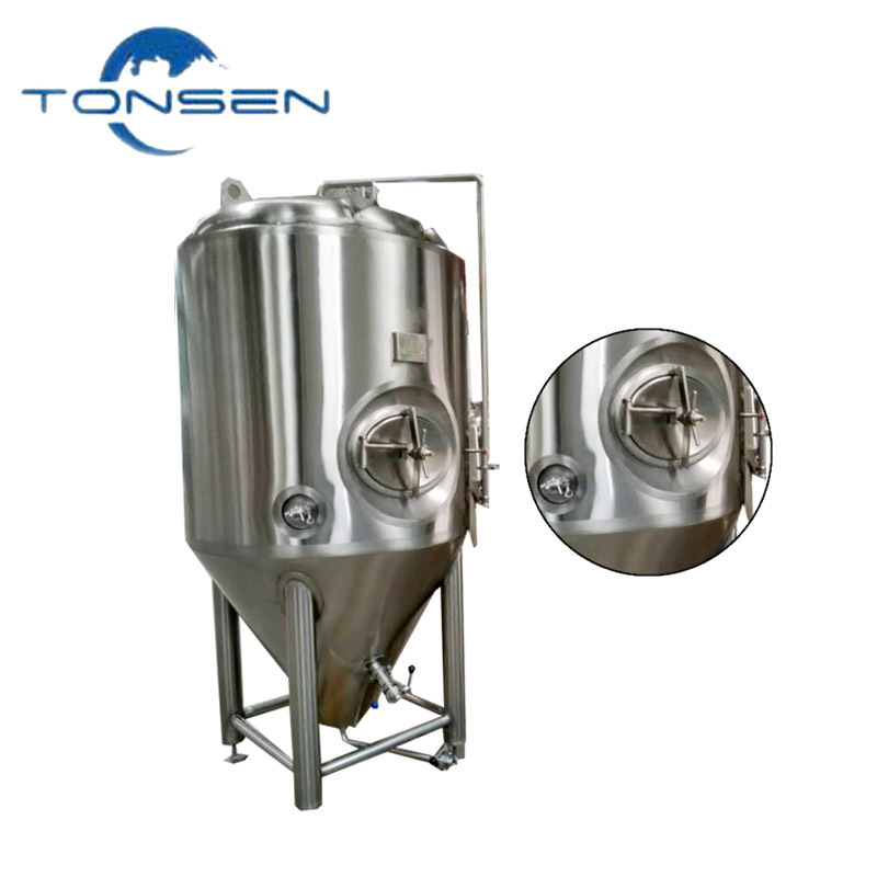 Double Walled Cooling Jacket Conical Beer Fermenter Stainless Steel Fermentation Tank 50l 75l 100l 200l 400l 500l 1000l