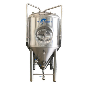 stainless steel home brew 300 gallon conical beer fermenter