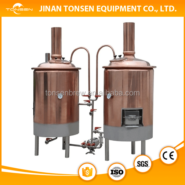 Beer fermenting equipment beer brewery equipment high quality hot cold water tank mini beer brewing system 600L