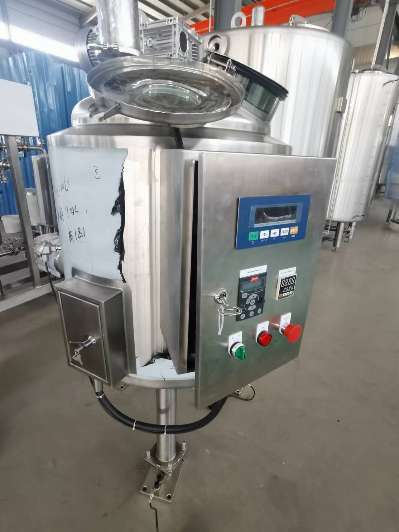 Mixing Tank With Agitator Stainless Steel 304 316 Tank