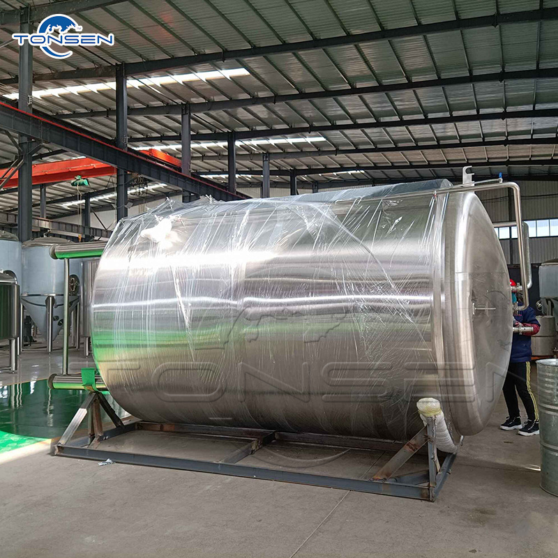 1000L 2000L 5000L 10000L Stainless Steel SS304 Vertical Water Tank Vat Liquid and Milk Storage Container