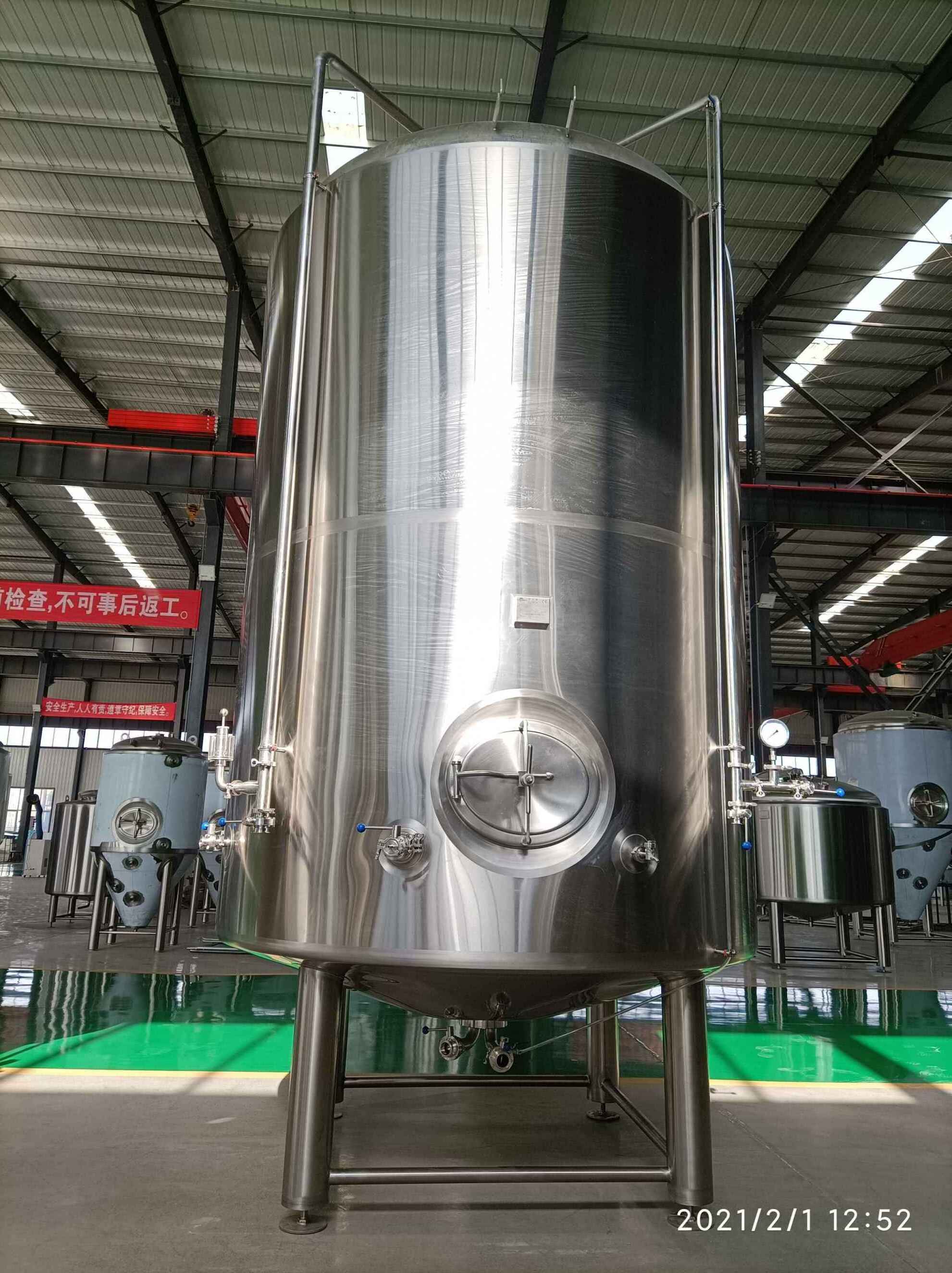 1000L 2000L 5000L 10000L Stainless Steel SS304 Vertical Water Tank Vat Liquid and Milk Storage Container