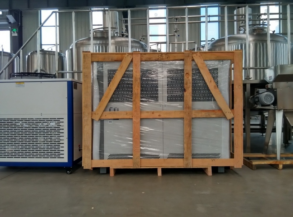 cooling machine Air Cooled 25hp brewery Glycol Chiller R410a for sale