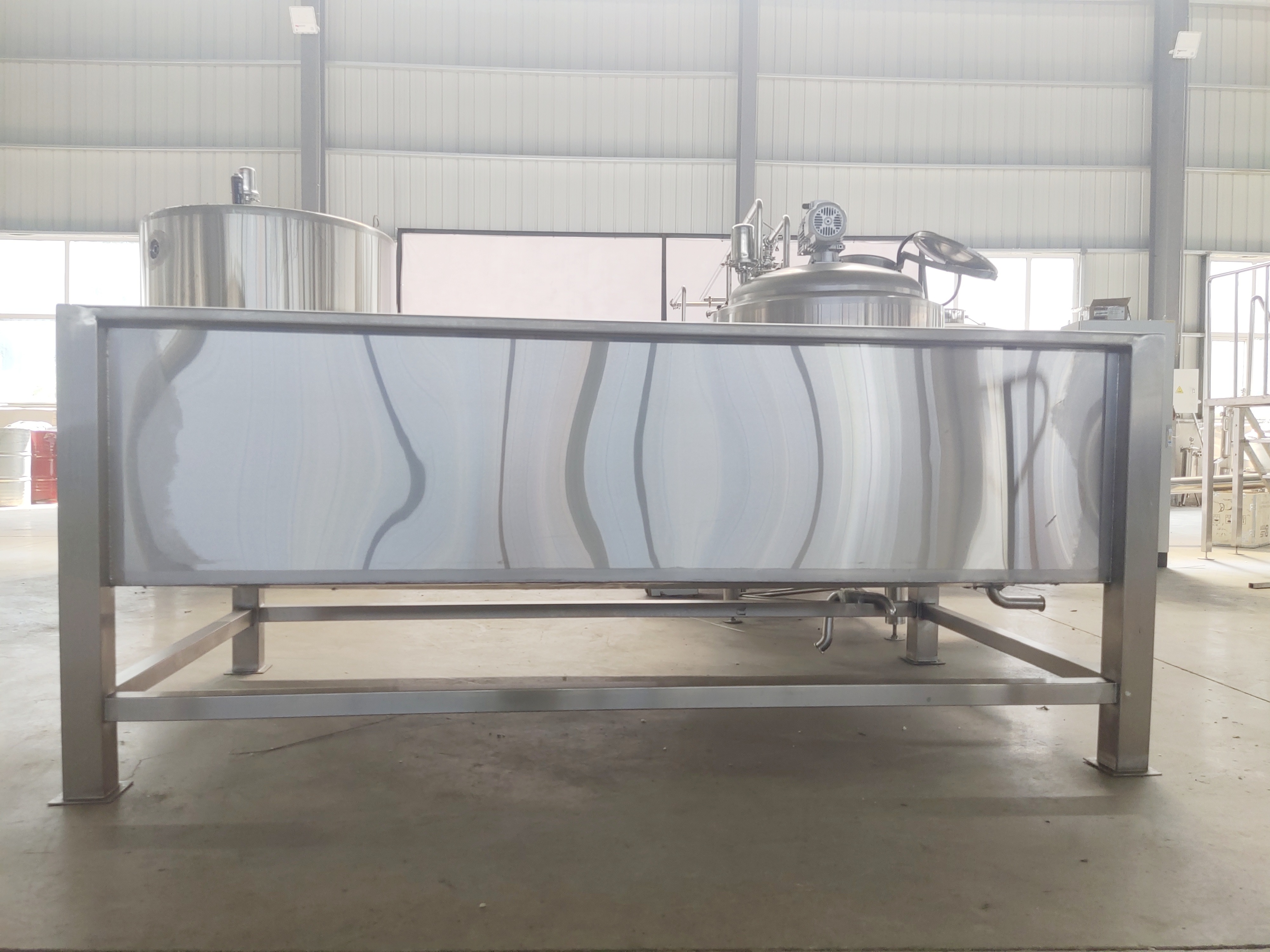 Stainless steel round open fermenter no cone beer brewery equipment