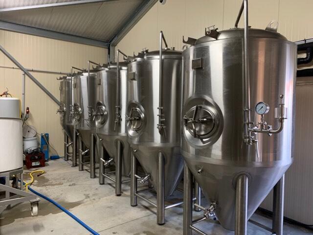 Tonsen 300L cold liquor jacketed beer fermentation tanks