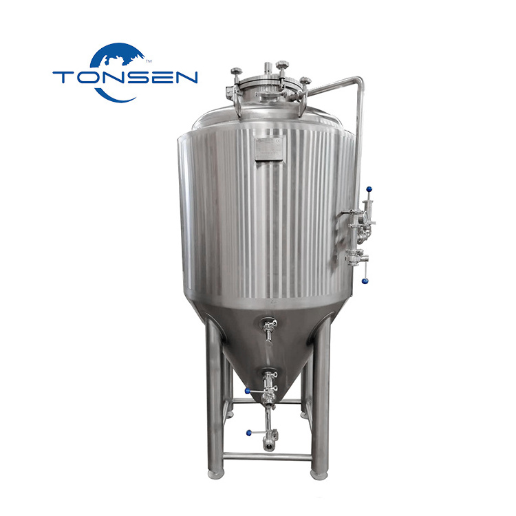 Stainless steel 500 liter 1000 liter 2000liter 3000 Liter Glycol Jacketed Conical Fermenter for Beer