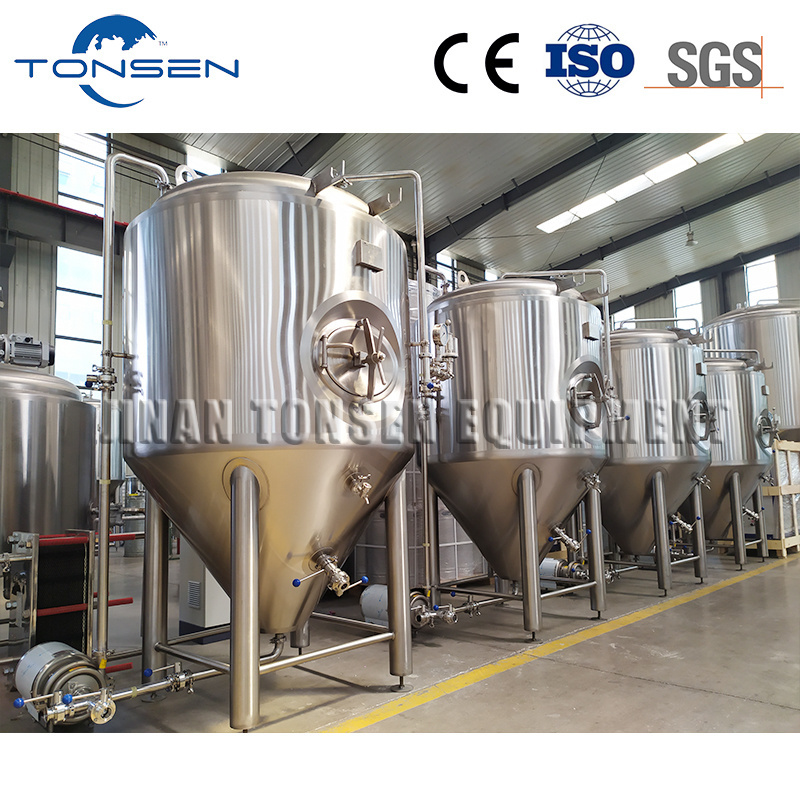 Stainless steel 500 liter 1000 liter 2000liter 3000 Liter Glycol Jacketed Conical Fermenter for Beer