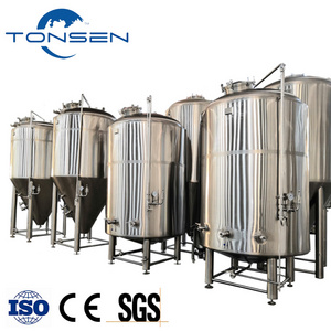 10BBL Dished head and jacketed stainless steel bright beer tank for brewery innovative sake storage vessel high quality machine