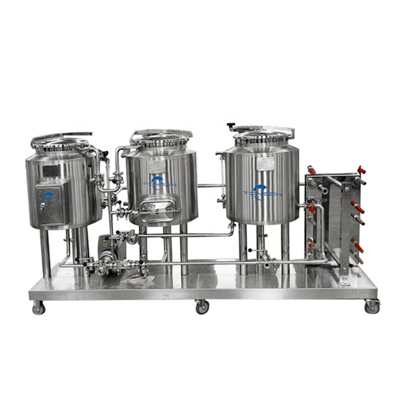 stainless steel mini brewhouse 50l used 100l beer brewery equipment