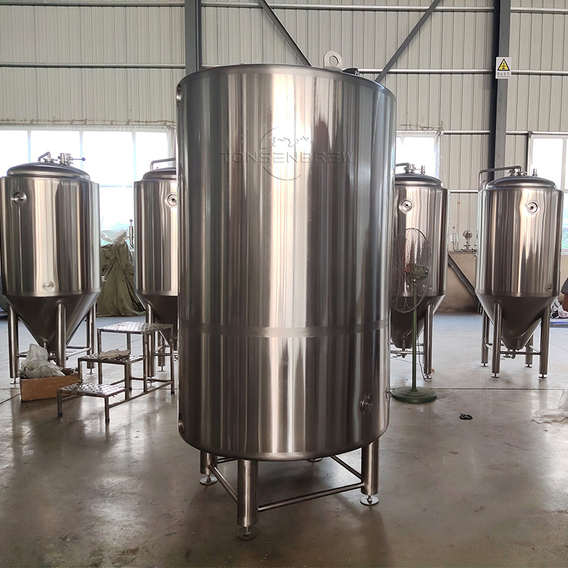 1000L jacketed glycol water tank cold liquor vessel storage tank for cooling system in beer production fully welded insulated