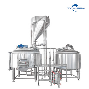 Complete 2000L Craft Beer Brewery plant 2-vessel brewing system 20HL Beer brewery Equipment for sale