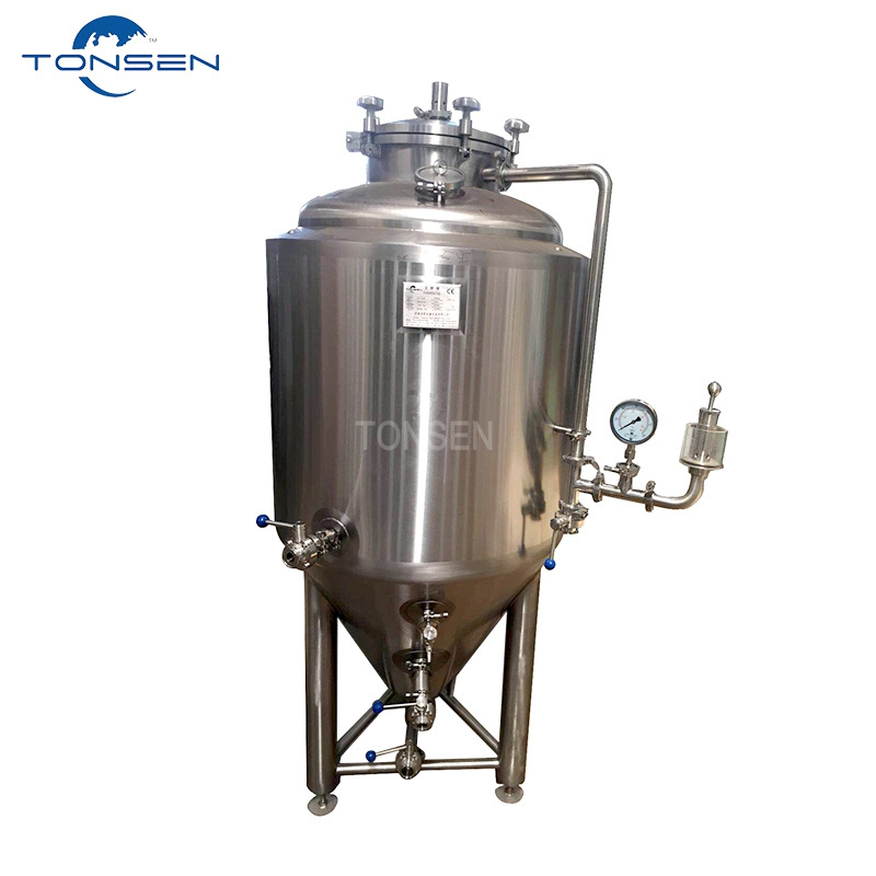 Tonsen 1 bbl fermenter stainless steel fermentation tanks cold liquor tank