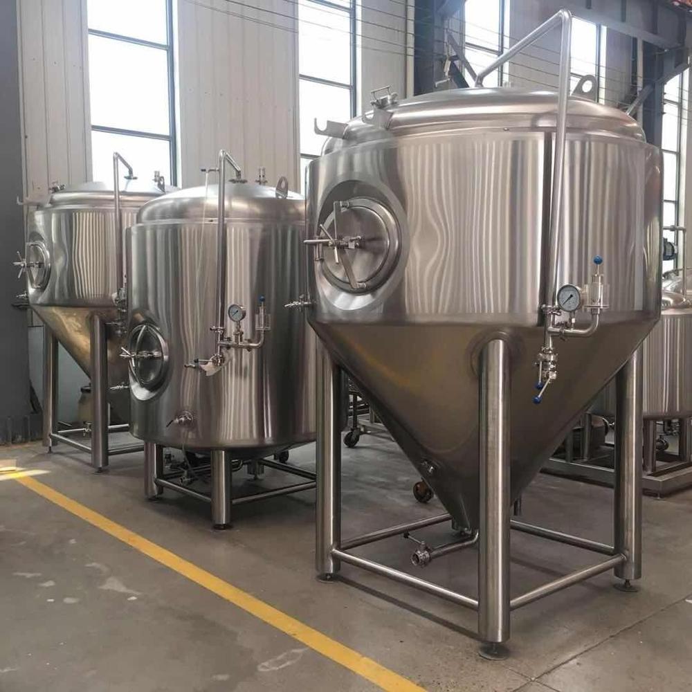 Craft Beer Brewing Unitank 1BBL 2BBL 3BBL 10BBL Stainless Steel Conical Fermenter 100L-2000L Capacity Used Condition PLC Pump