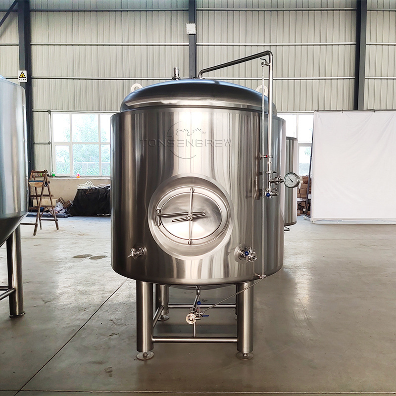 10BBL Dished head and jacketed stainless steel bright beer tank for brewery innovative sake storage vessel high quality machine