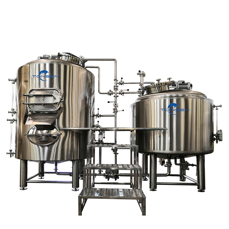 stainless steel electric brewery mash tun/kettle/whirlpool pot/fermentation tank 500l beer brewing system