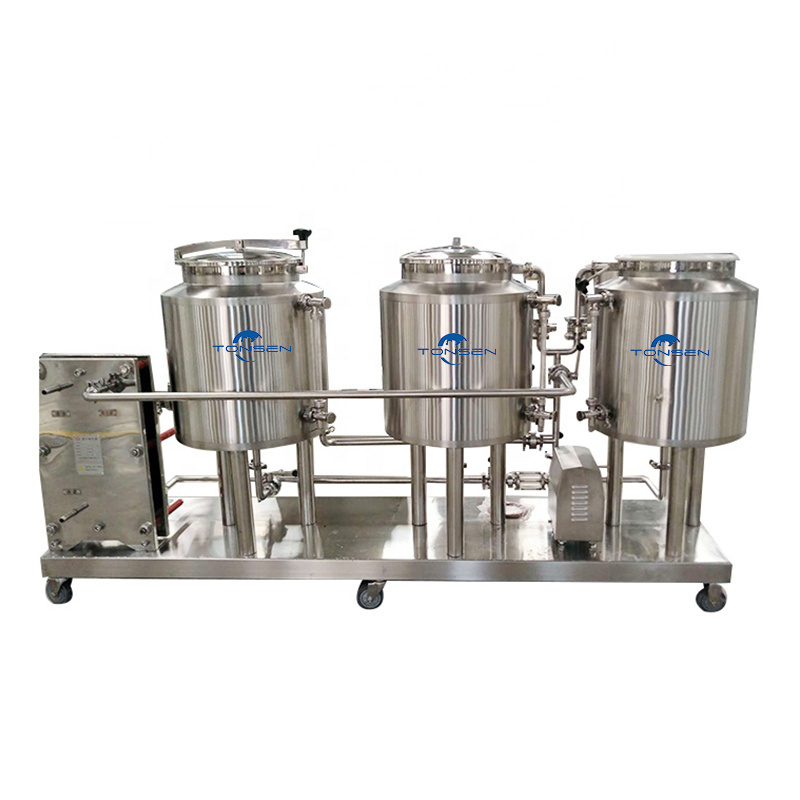 stainless steel mini brewhouse 50l used 100l beer brewery equipment