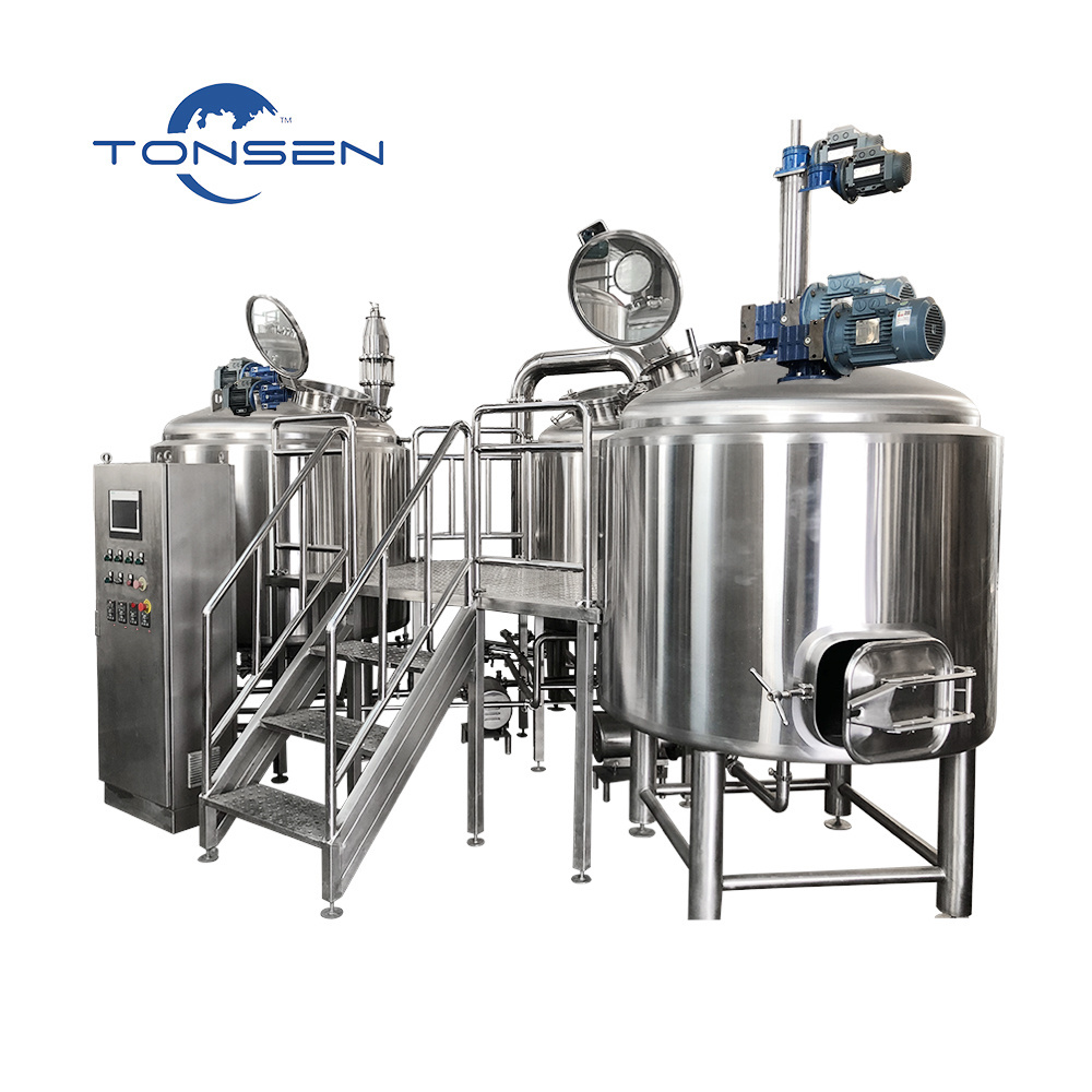 Turnkey brewery 1000L beer making machine 1000 liter brew kettle