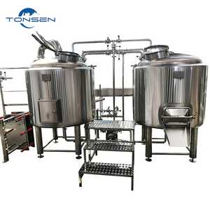 stainless steel electric brewery mash tun/kettle/whirlpool pot/fermentation tank 500l beer brewing system