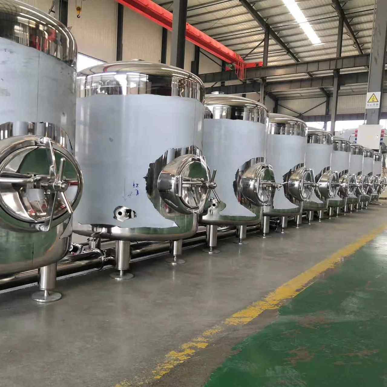 10BBL Dished head and jacketed stainless steel bright beer tank for brewery innovative sake storage vessel high quality machine