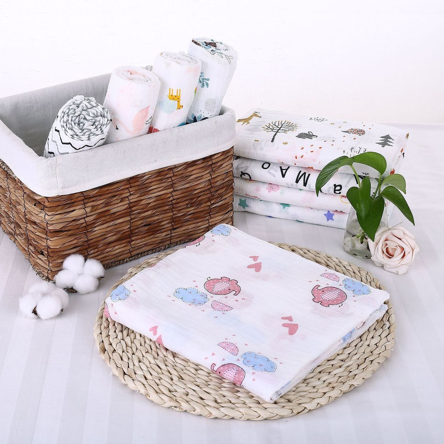 100% cotton baby muslin blankets wholesale muslin swaddle blankets baby blanket swaddle super soft