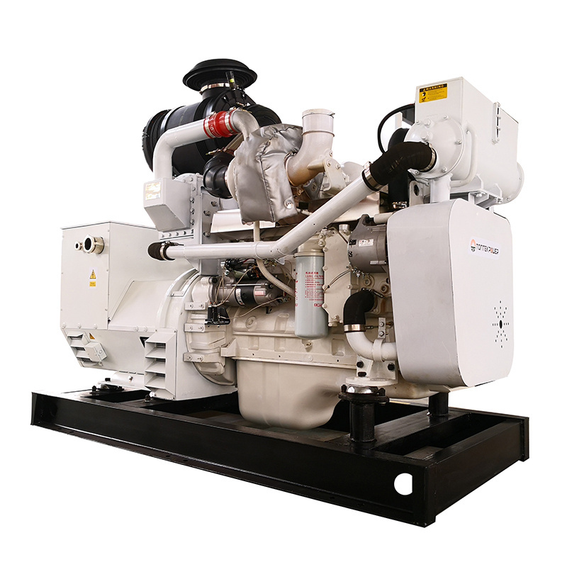 180KW Marine Power Generator Diesel 225KVA AC Single Phase Brushless Diesel Generators Prices