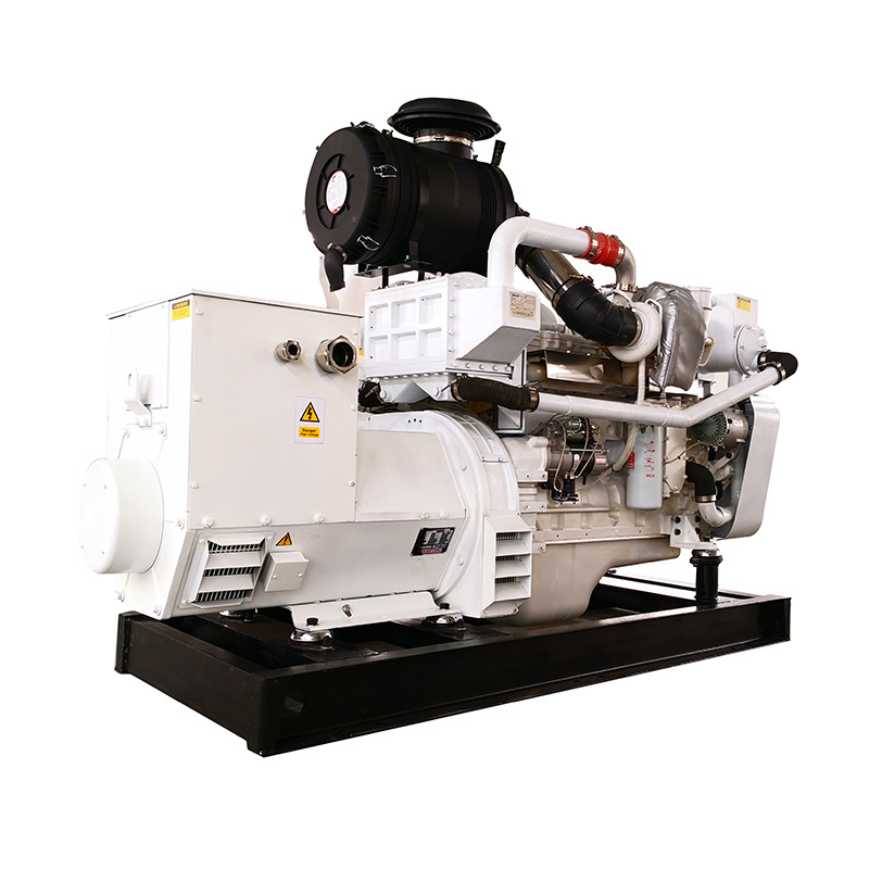 180KW Marine Power Generator Diesel 225KVA AC Single Phase Brushless Diesel Generators Prices