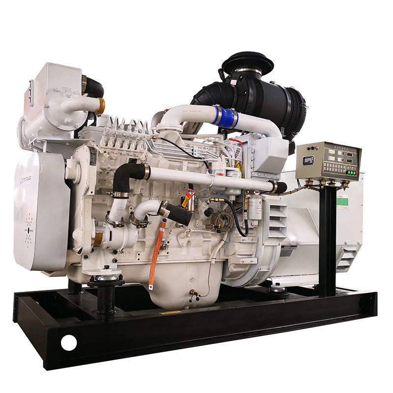 180KW Marine Power Generator Diesel 225KVA AC Single Phase Brushless Diesel Generators Prices