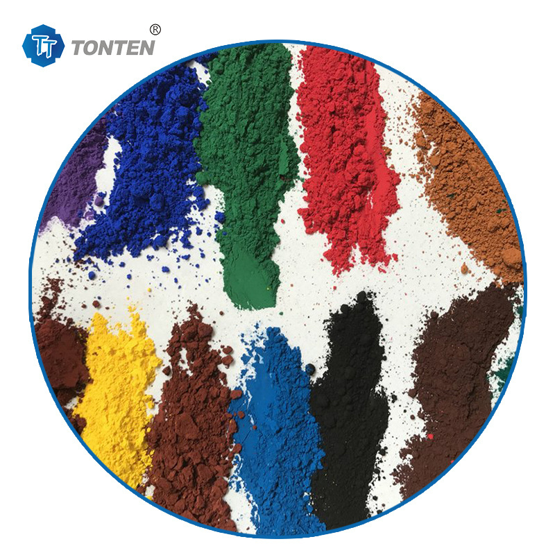 Iron oxide pigment cement coloring additive iron oxide red purple blue black powder iron oxide