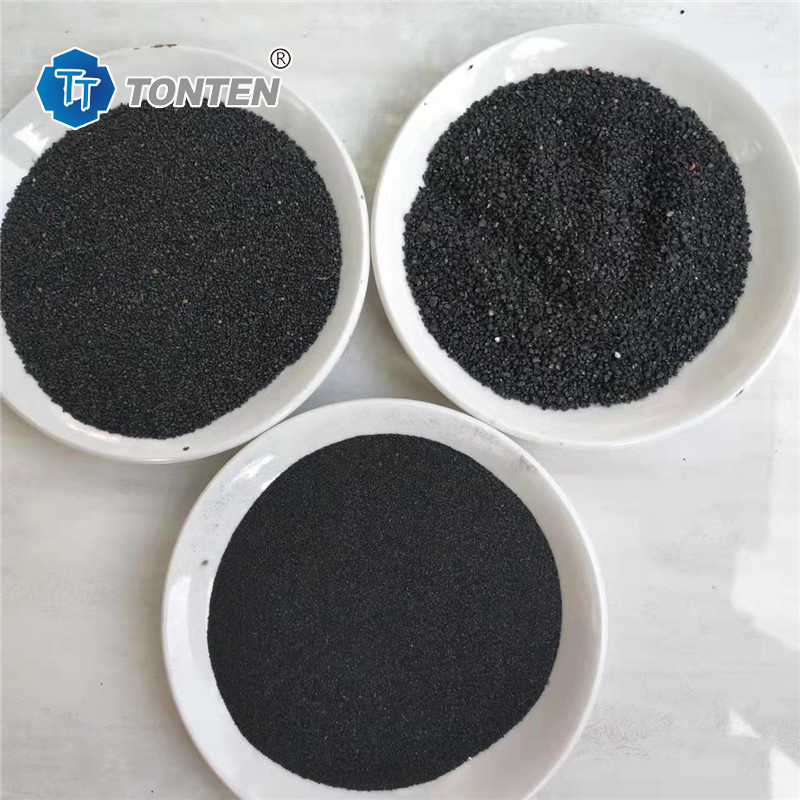 Remove rust and paint black corundum Black corundum blasting medium Black aluminium oxide