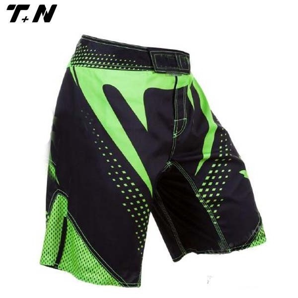 Fully sublimated custom cheap size xxxl mma shorts custom made with slits