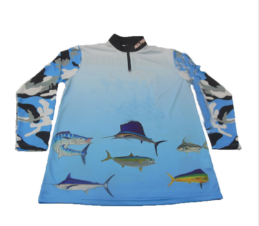 Custom long sleeve fishing shirt wholesale